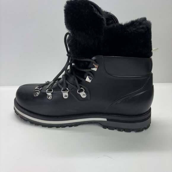 Michael Kors Lanis Boots Womens 9 Winter Rain Snow Bunny Lug Sole Après-ski Luxe - Picture 5 of 10